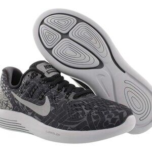 Nike Lunarglide 8 ROSTARR Black Gray Women's Sneakers 12 Trainers Gym Workout